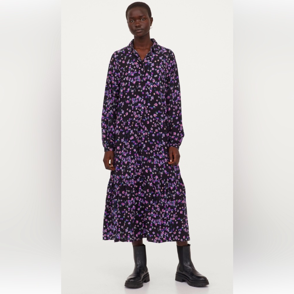 H&M floral midi dress